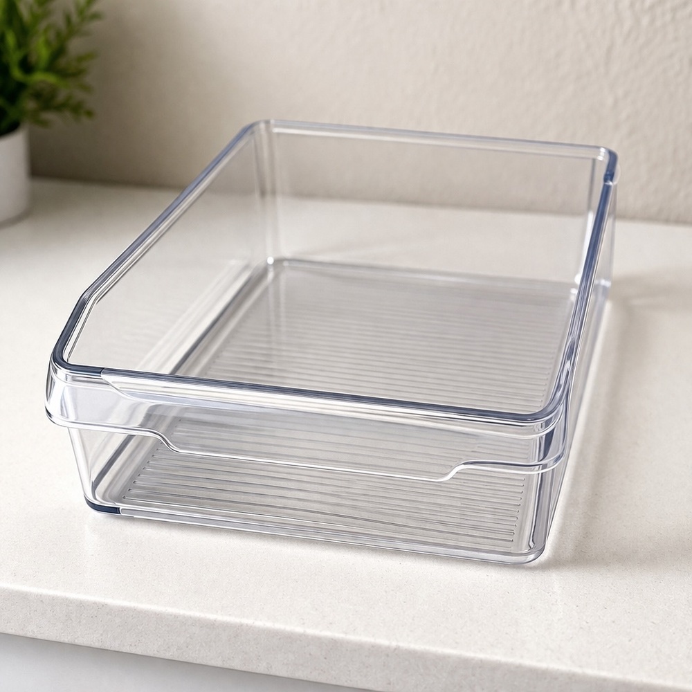 Acrylic Clear Storage Bins